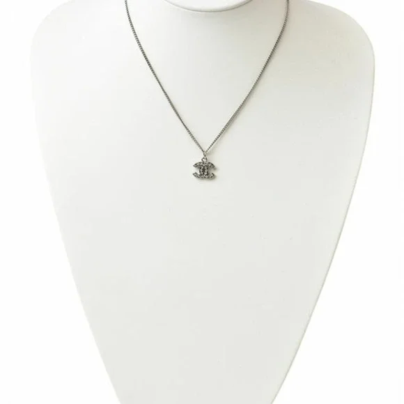 CHANEL Authentic White Logo Necklace - Picture 7 of 7